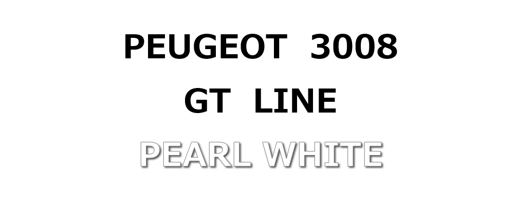 3008 GT LINE パールホワイトのご納車♪♪