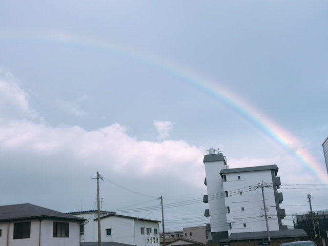 嵐の後の虹