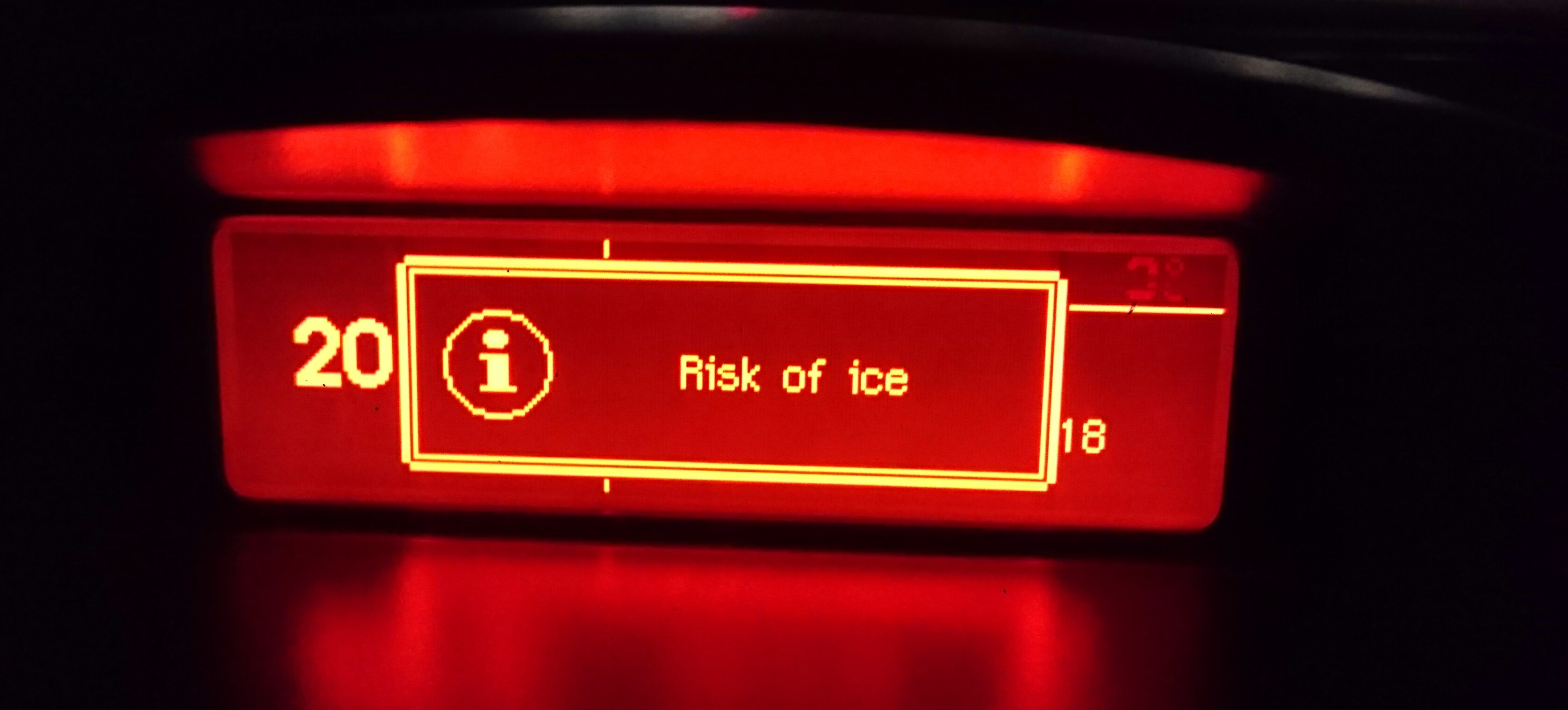 『Risk of ice』のシーズン到来。