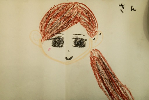 似顔絵を描いてくれました♪