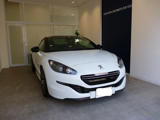 RCZ Rご納車させていただきました。