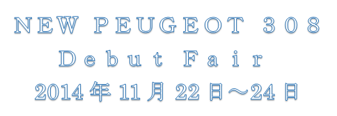 ＮＥＷ３０８デビューフェア