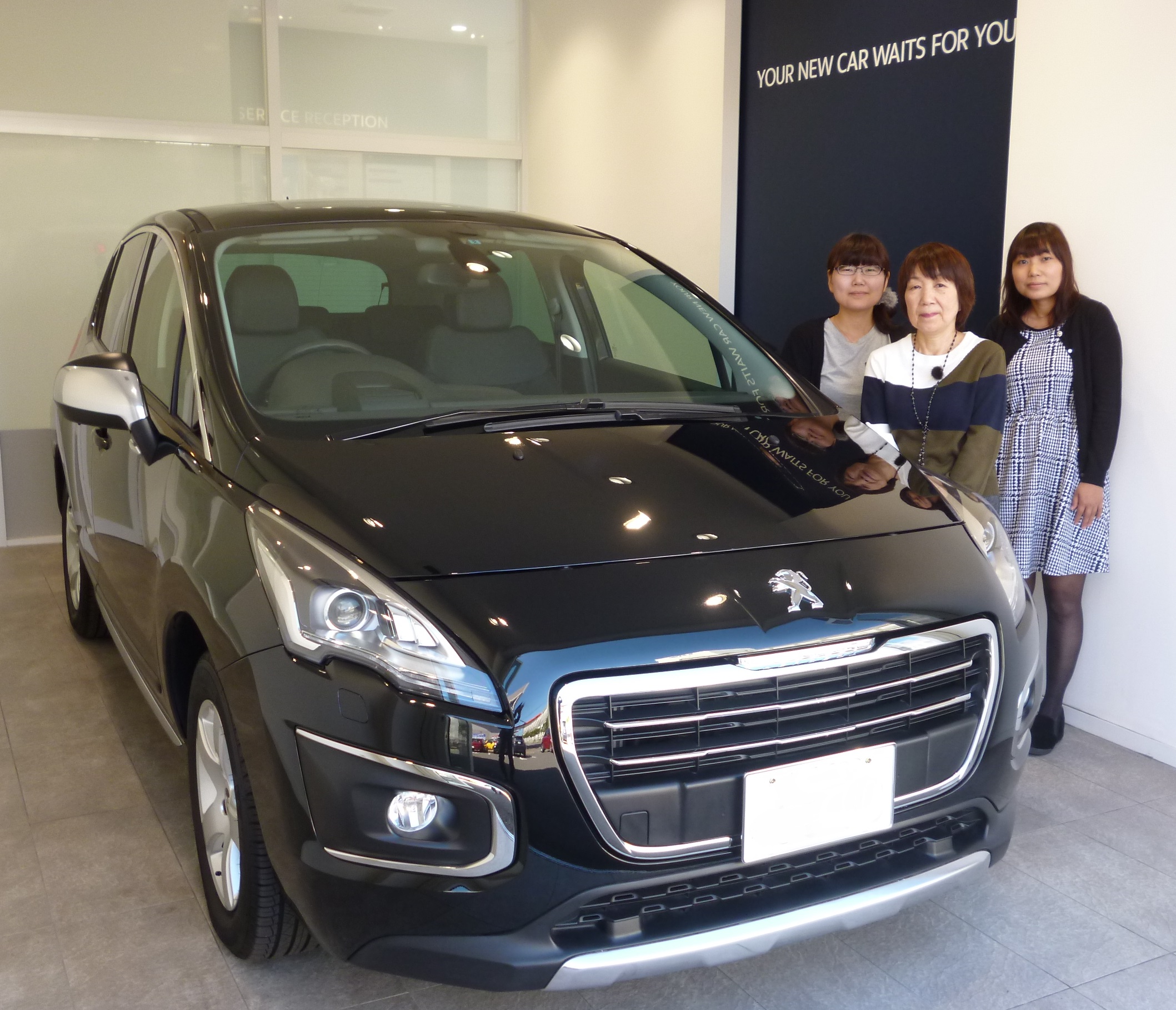 カワイイ!?　そーです♪ カワイイんです♪ 3008ご納車♪