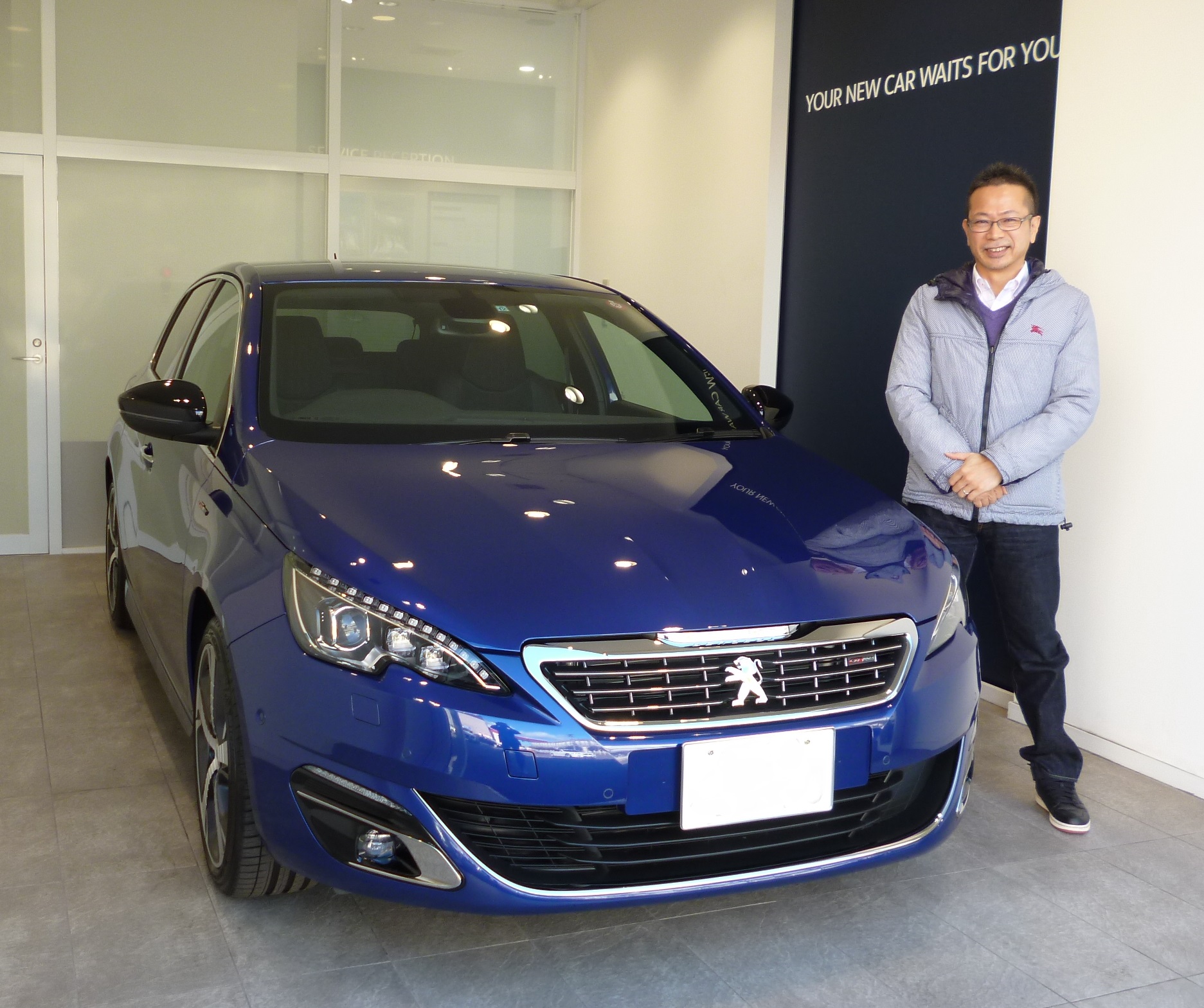 ついに 308HB GT-LINE　MAGNETIC BLEU　ご納車♪♪