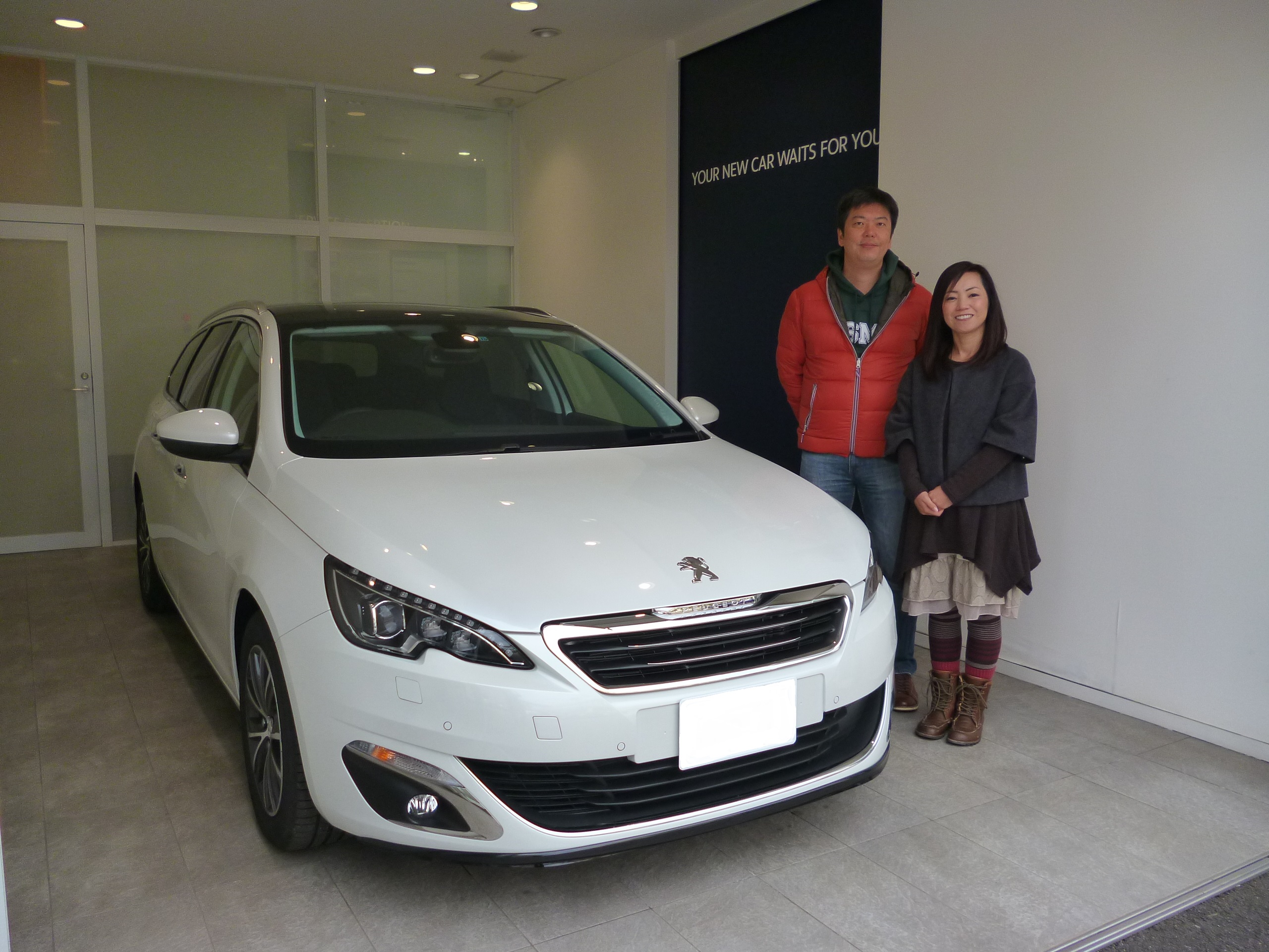308SW Allure パールホワイト ご納車♪