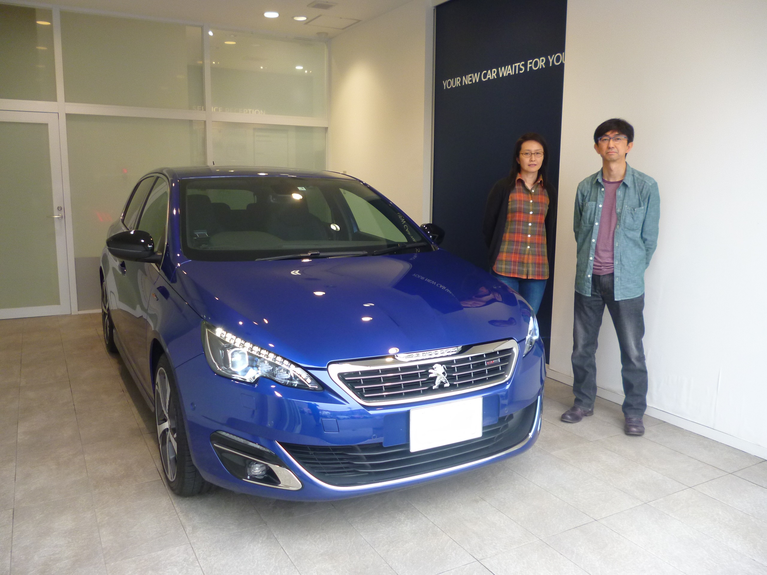 308HB GT LINE　マグネティックブルー　ご納車♪