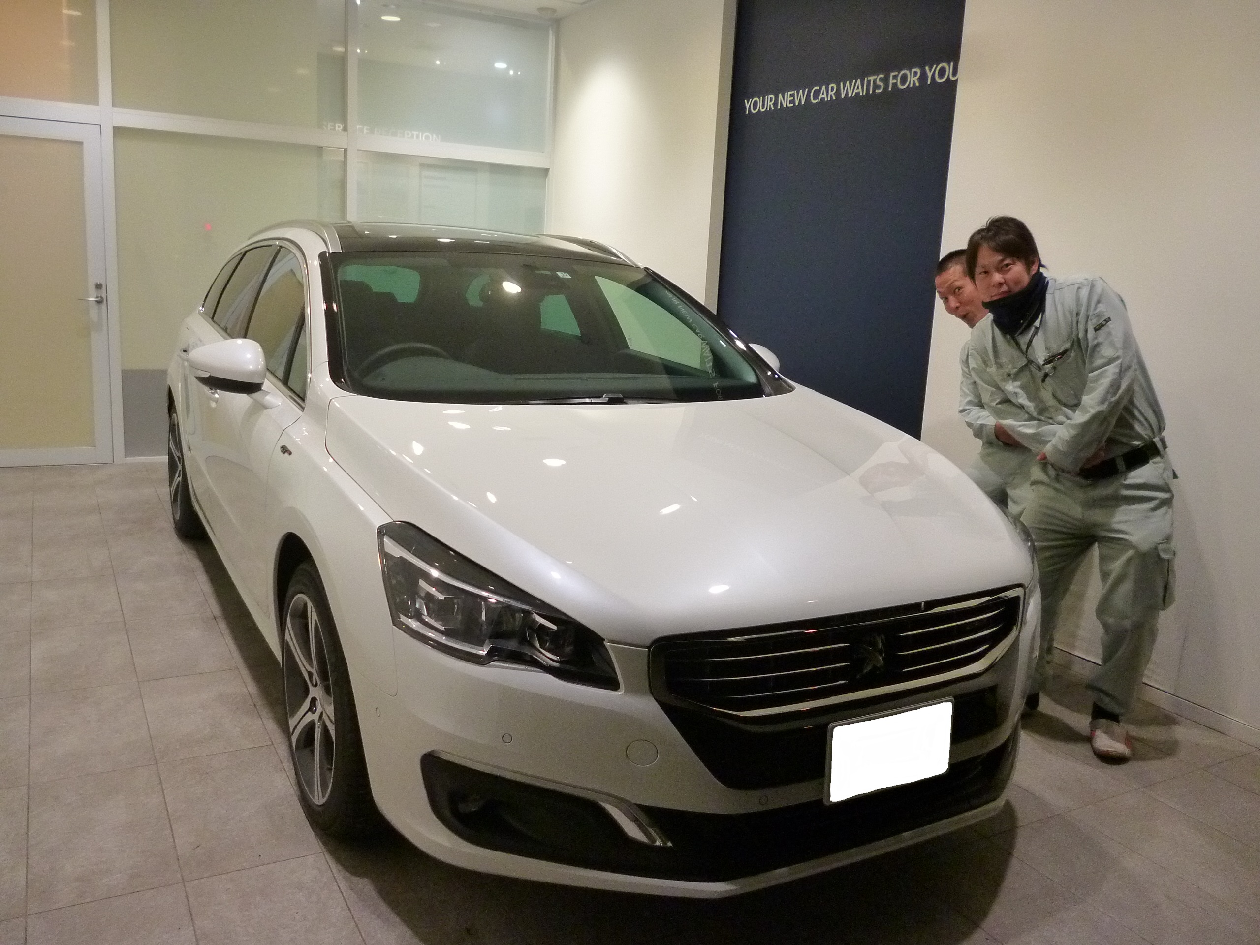 プジョーのフラッグシップモデル、508SW GT ご納車♪♪