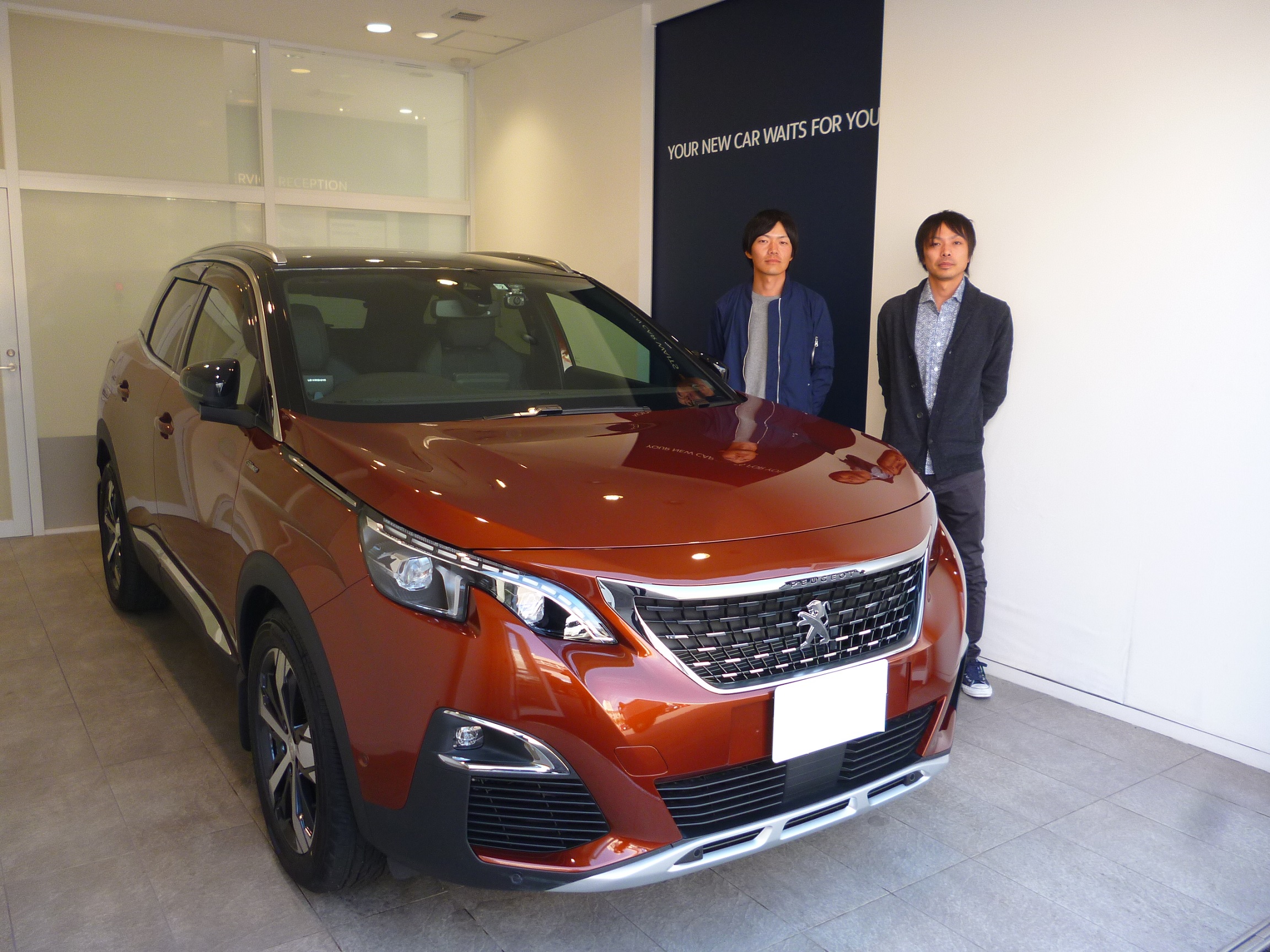 3008GTLineご納車させて頂きました。