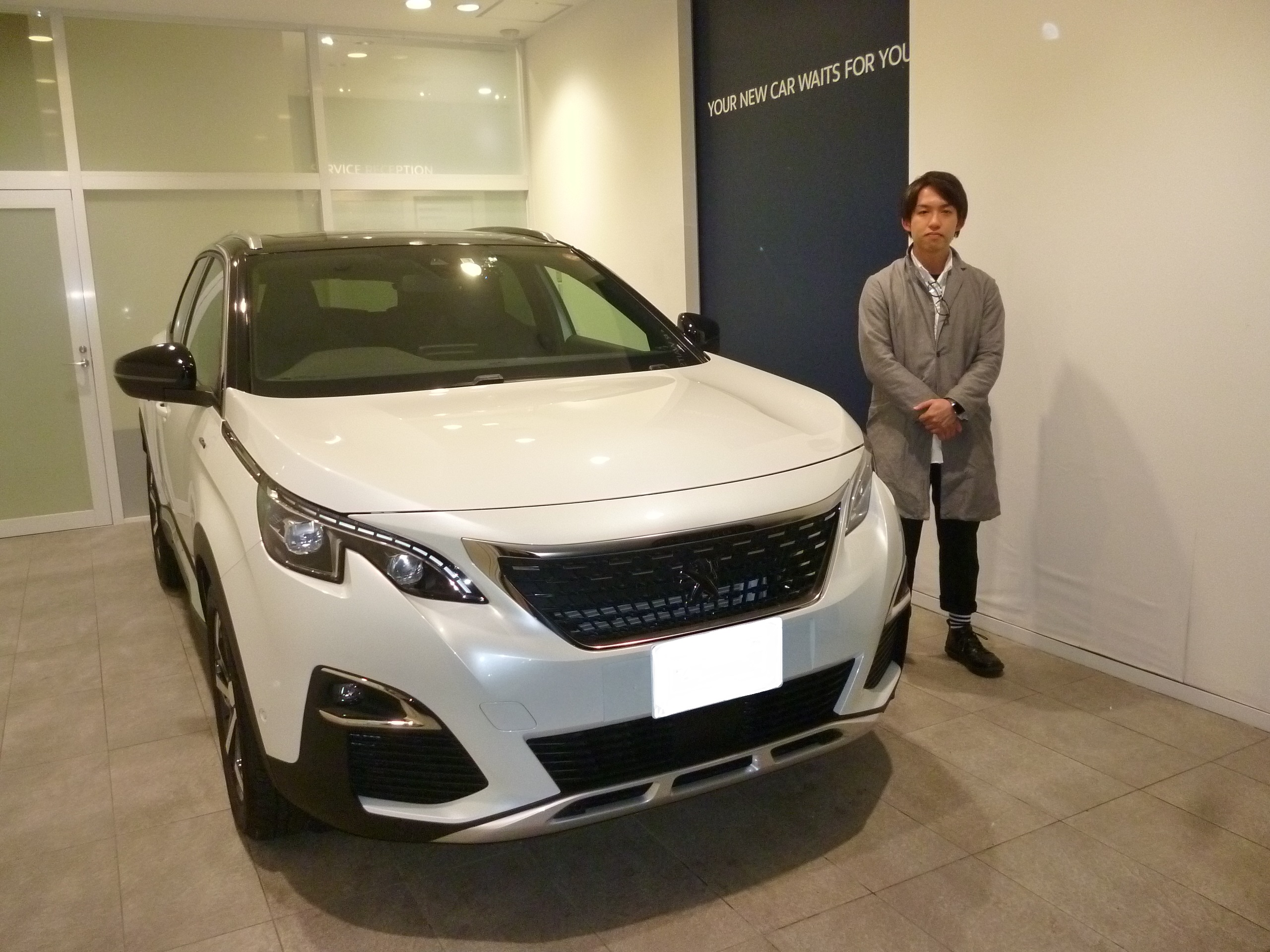 3008 GT LINE パールホワイトのご納車♪♪