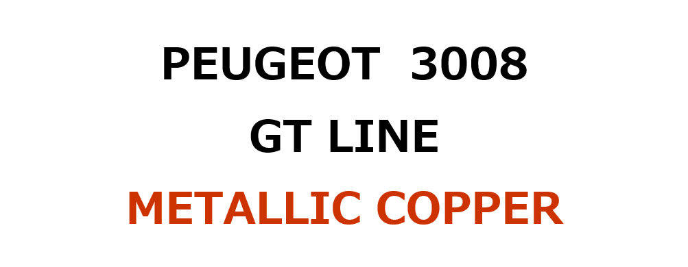 3008 GT LINE メタリックコッパー　ご納車♪♪