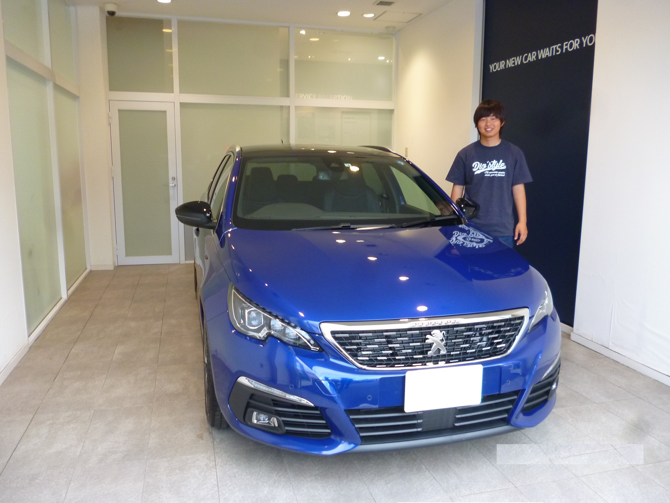 New 308 SW GT BlueHDi PG/R ご納車させて頂きました。