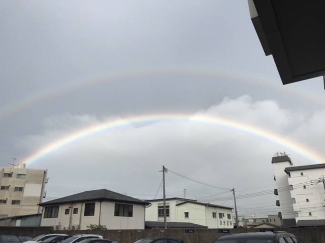 嵐の後の虹