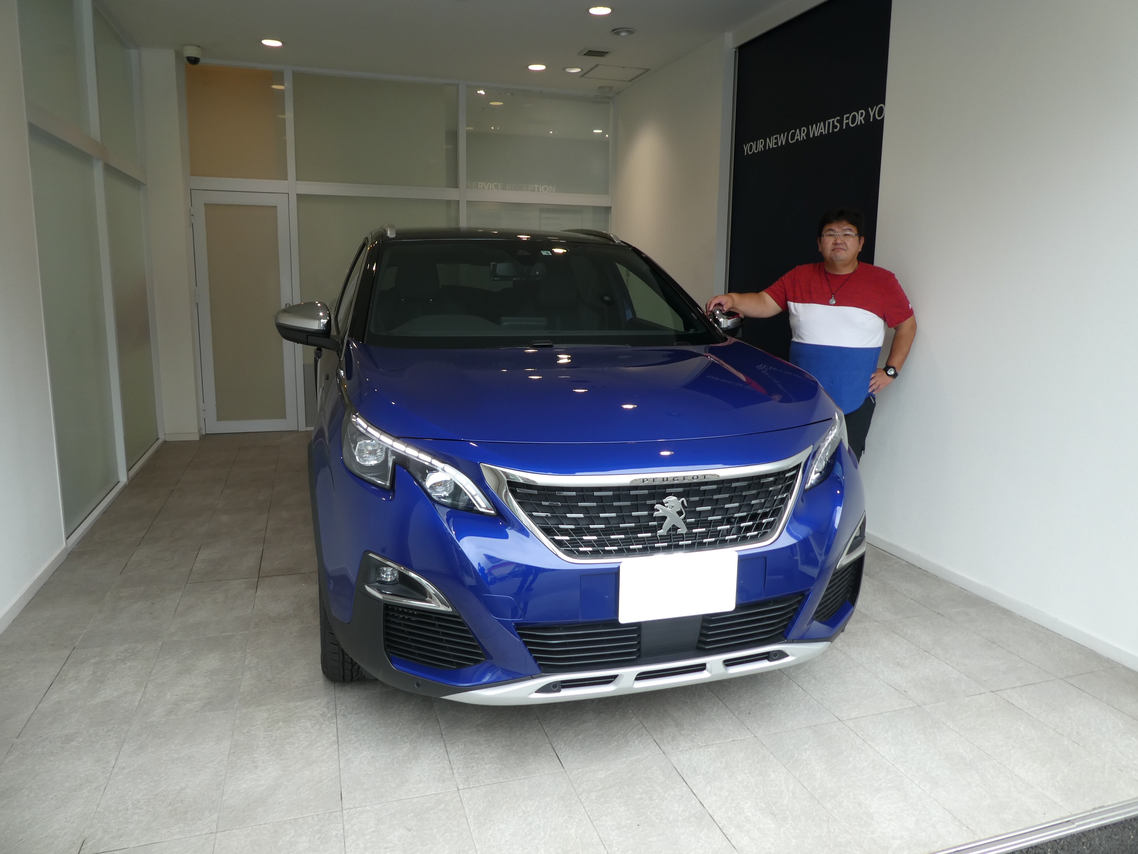New 3008 GT BlueHDi 8ATご納車させて頂きました。