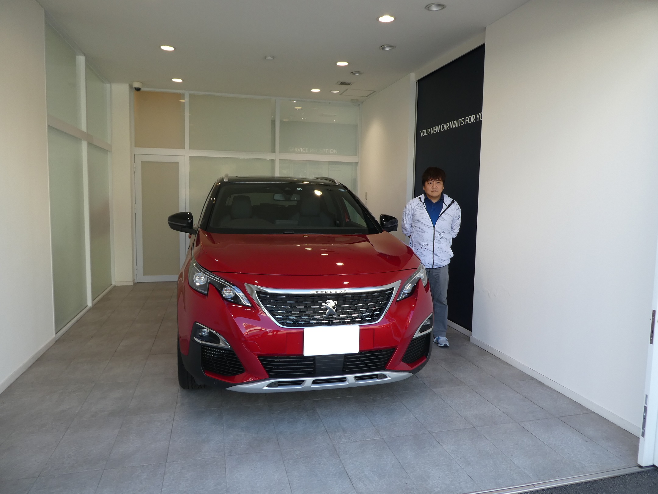New 3008 GT Line パノラミックサンルーフご納車させて頂きました。