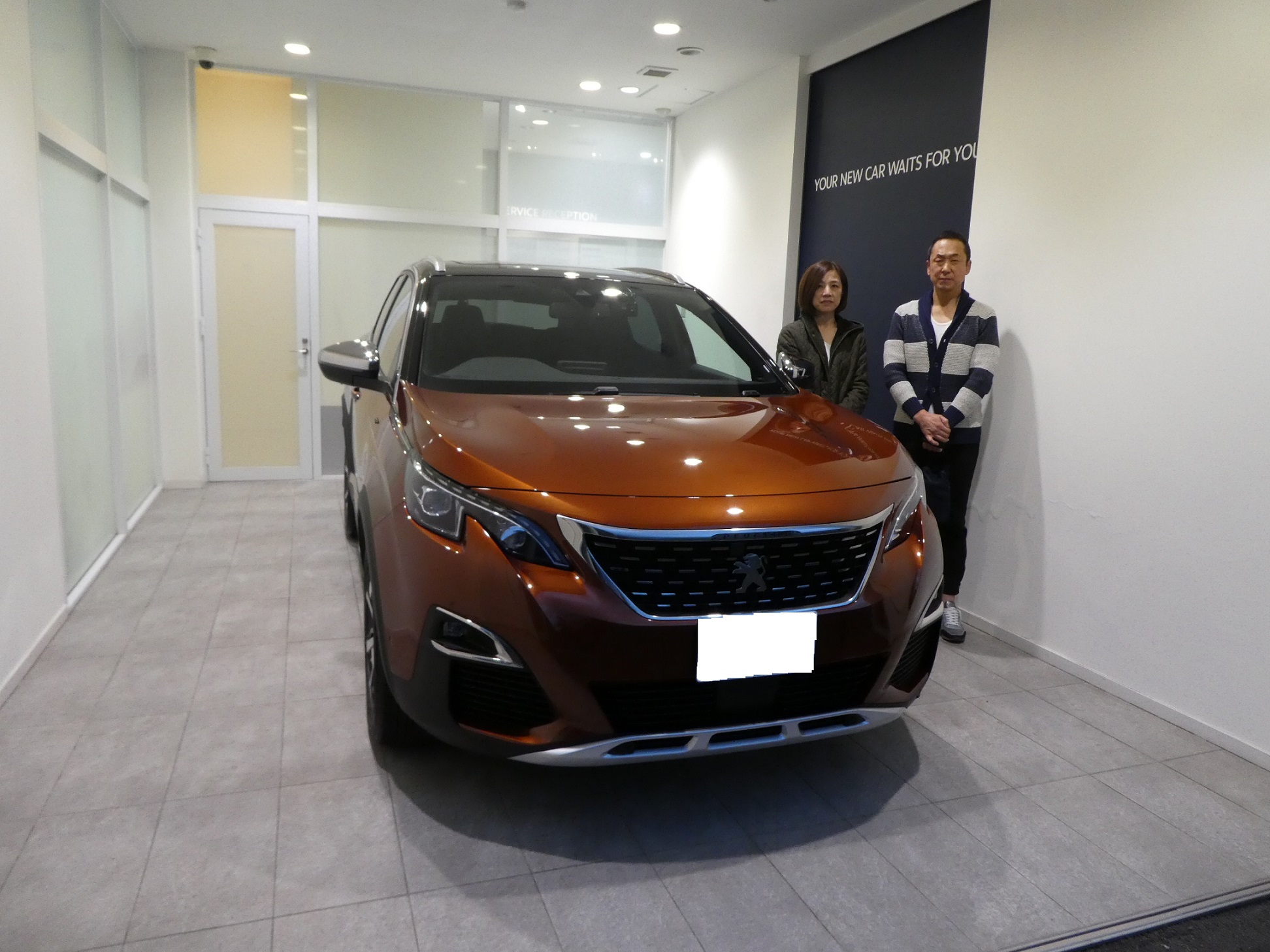 New 3008 GT BlueHDi 　8ATファーストクラスパッケージ納車させて頂きました。
