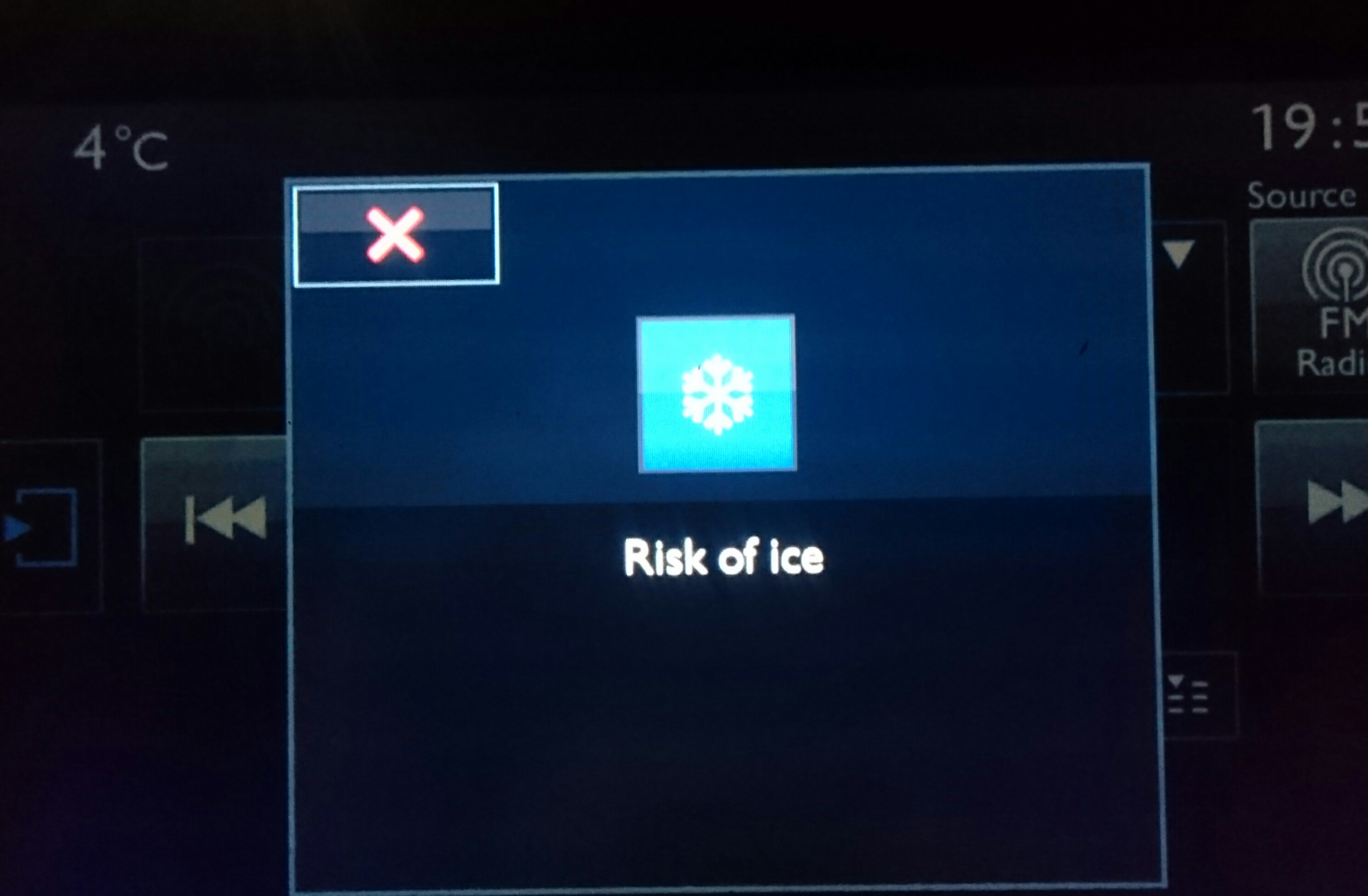 『Risk of ice』のシーズン到来。