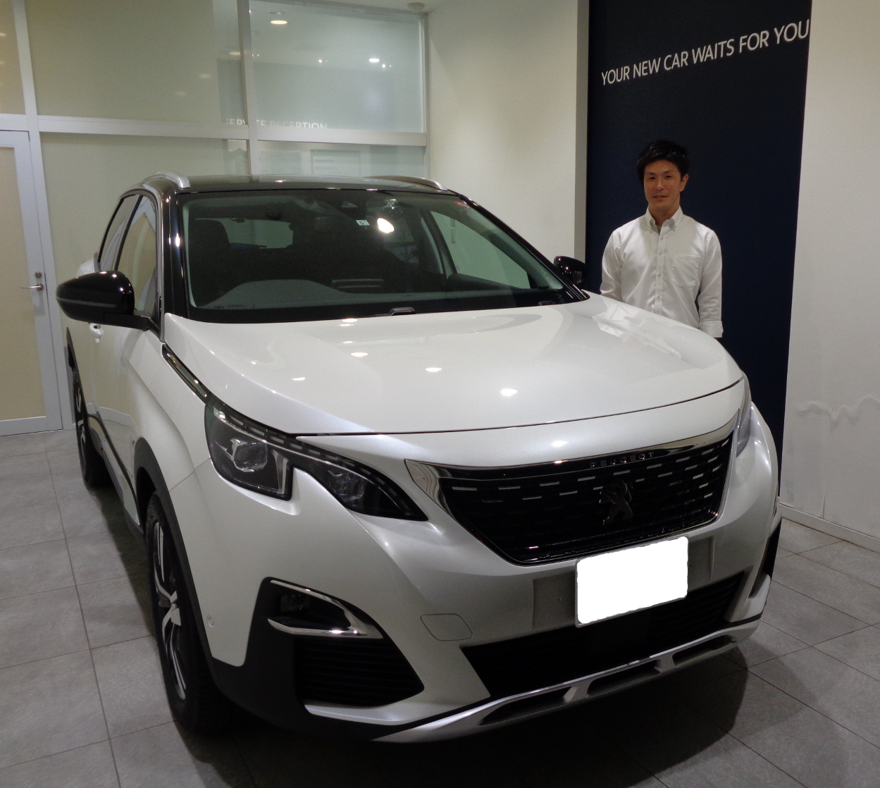3008 BlueHDi Clean Edition 納車しました。