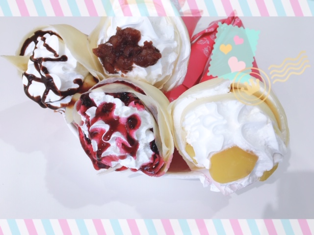 早速クレープを・・💗