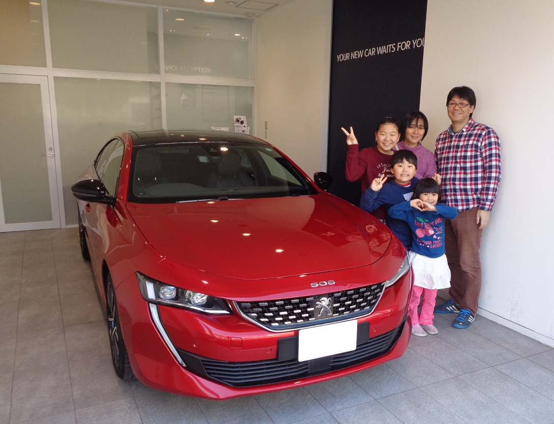 508 GT BlueHDi 納車しました。