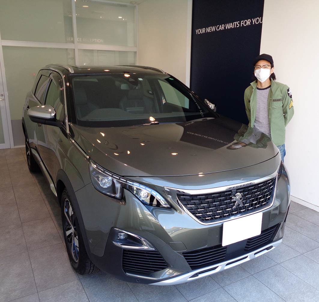 5008 GT BlueHDi 納車しました。