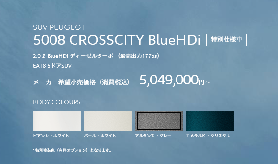 ご好評にお応えしてCROSSCITYにディーゼルが登場。