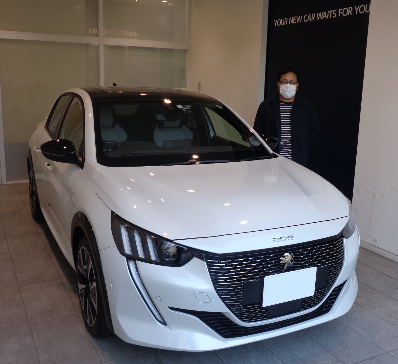 208 GT Line 納車しました。