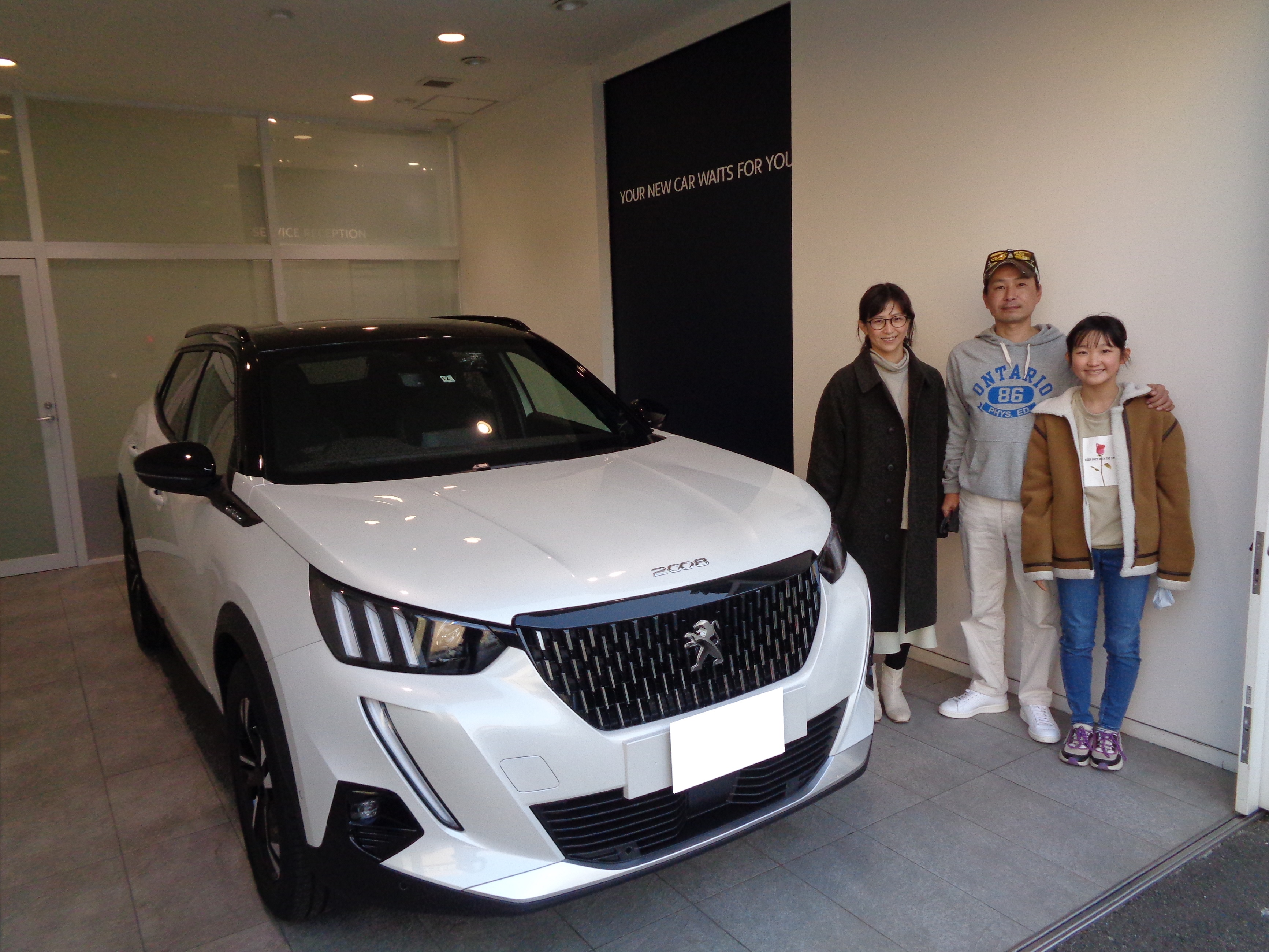 PEUGEOT 2008 納車式