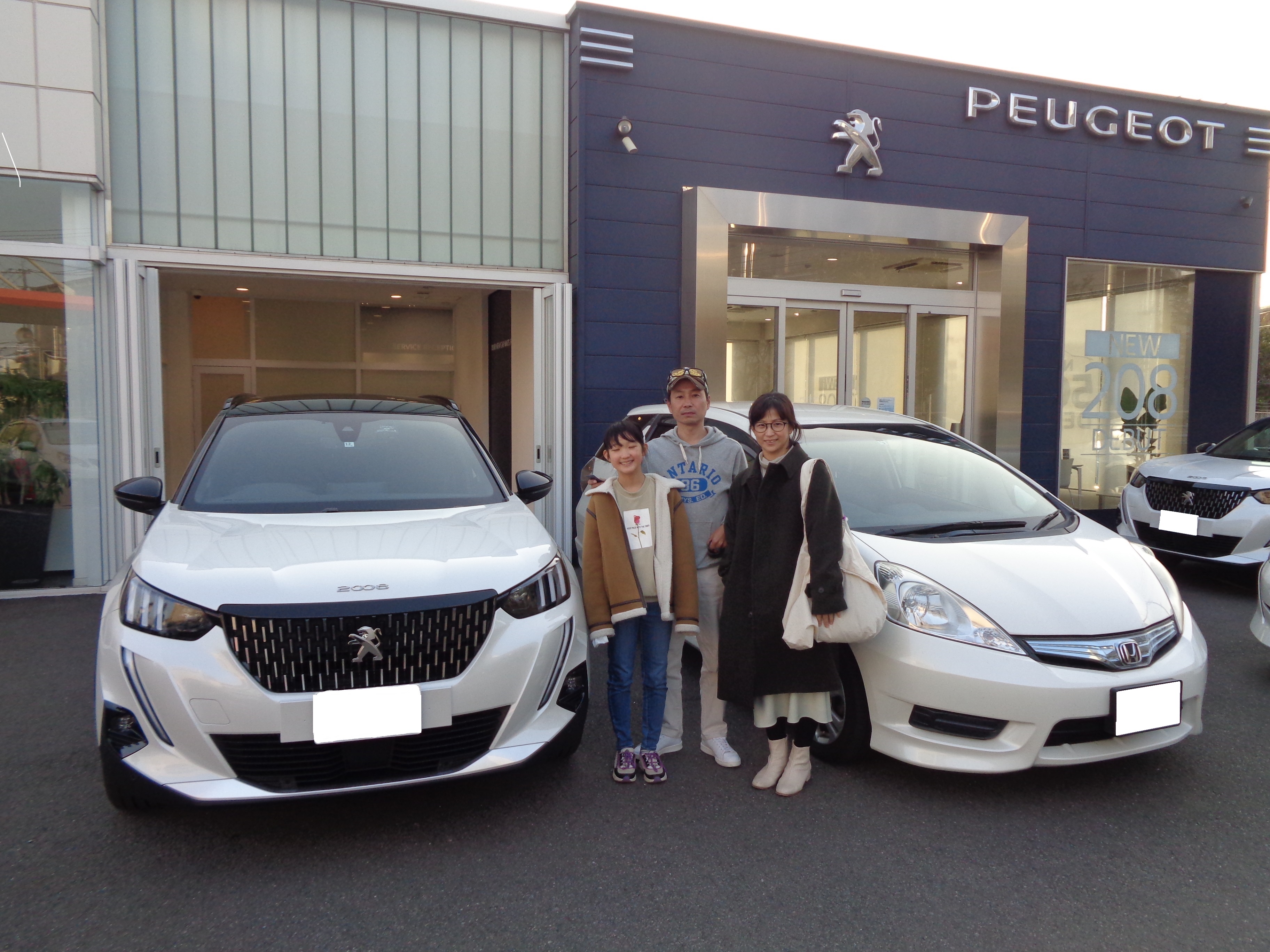 PEUGEOT 2008 納車式