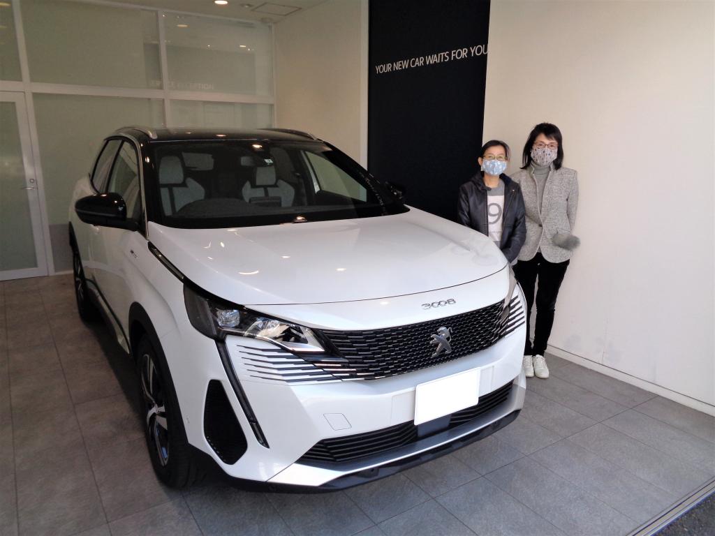 PEUGEOT 3008SUV HYBRID4　納車式