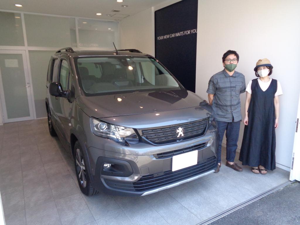 PEUGEOT RIFTER　納車式