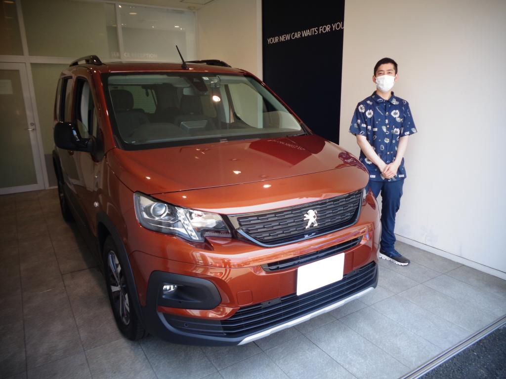 PEUGEOT RIFTER　納車式