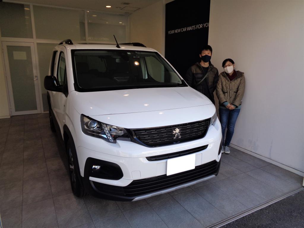 PEUGEOT RIFTER　納車式