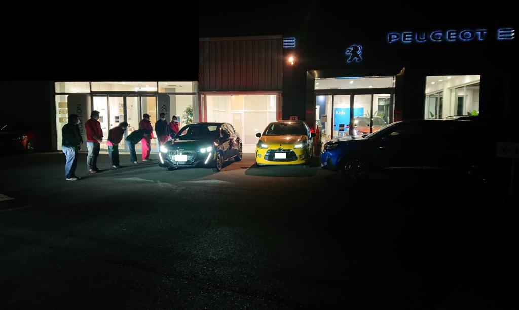 お洒落マン、お勤めご苦労様です、の巻（PEUGEOT208 納車式）