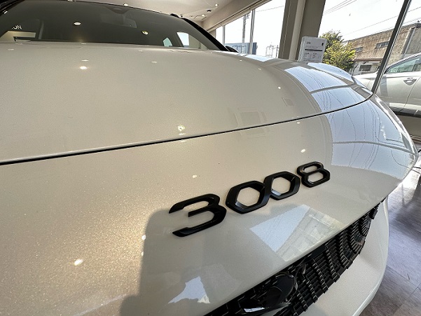 3008 GT BlueHDi Black Pack　ディーゼルファイナルバージョン展示中（エクステリア）