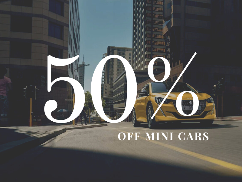 ミニカー50％OFF