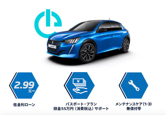 PEUGEOT e-208　購入サポート