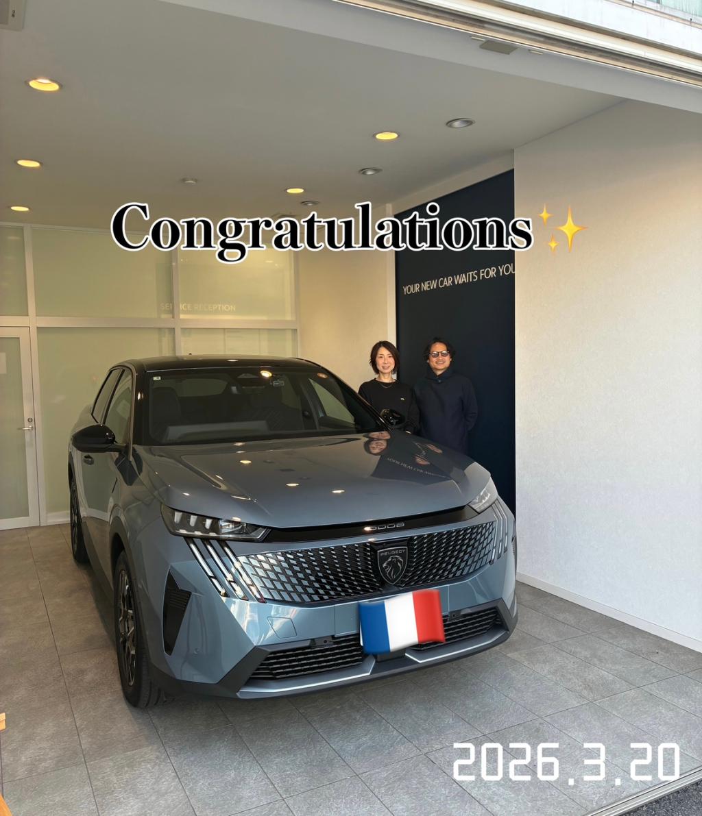 ご納車おめでとうございます💐