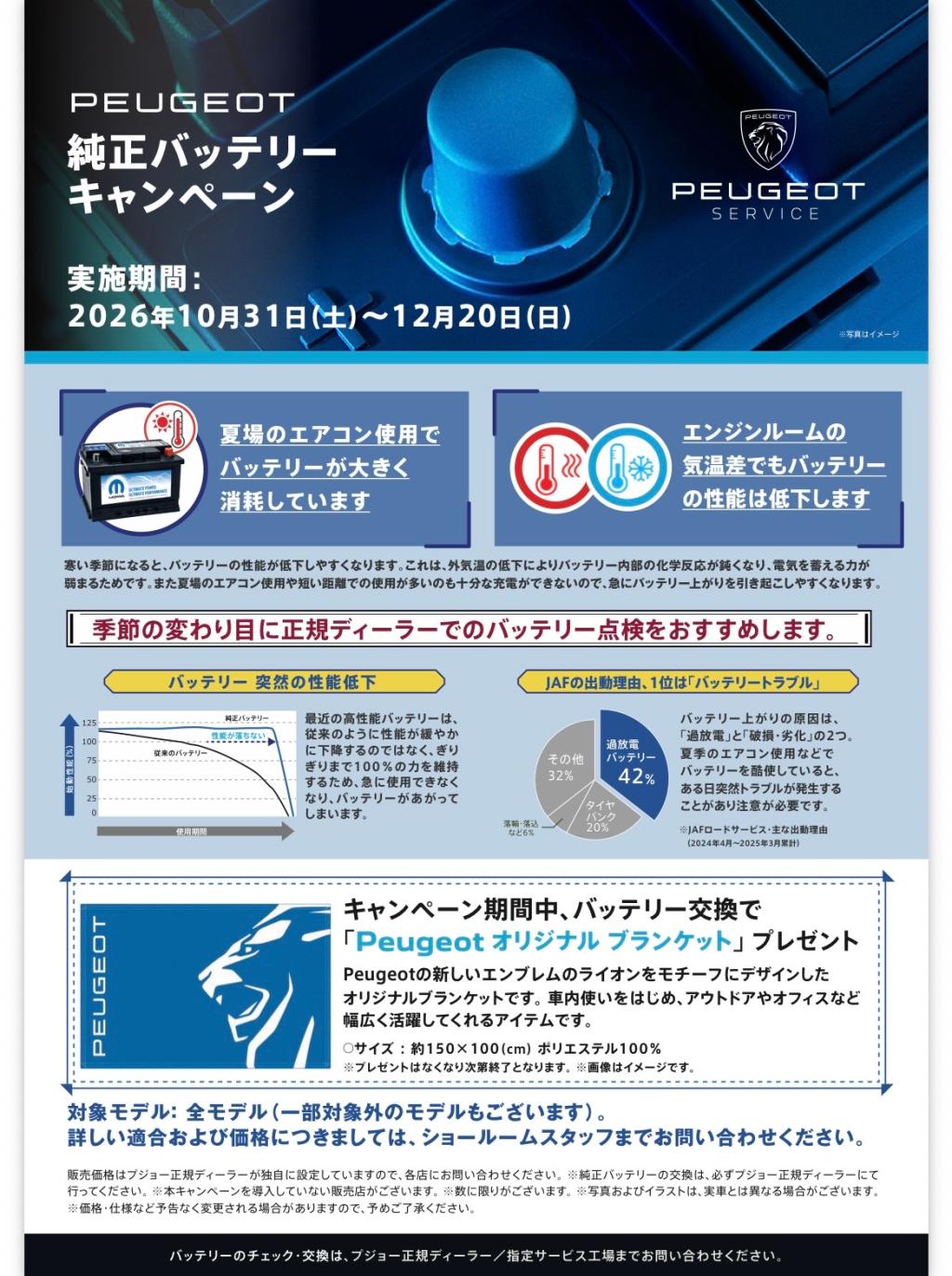 バッテリーキャンペーン始まります♪